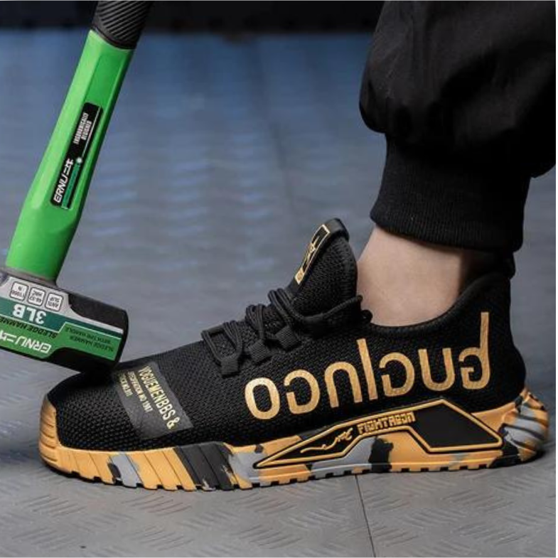 Safety Shoes for Men and Women – Lightweight Steel Toe Work Trainers