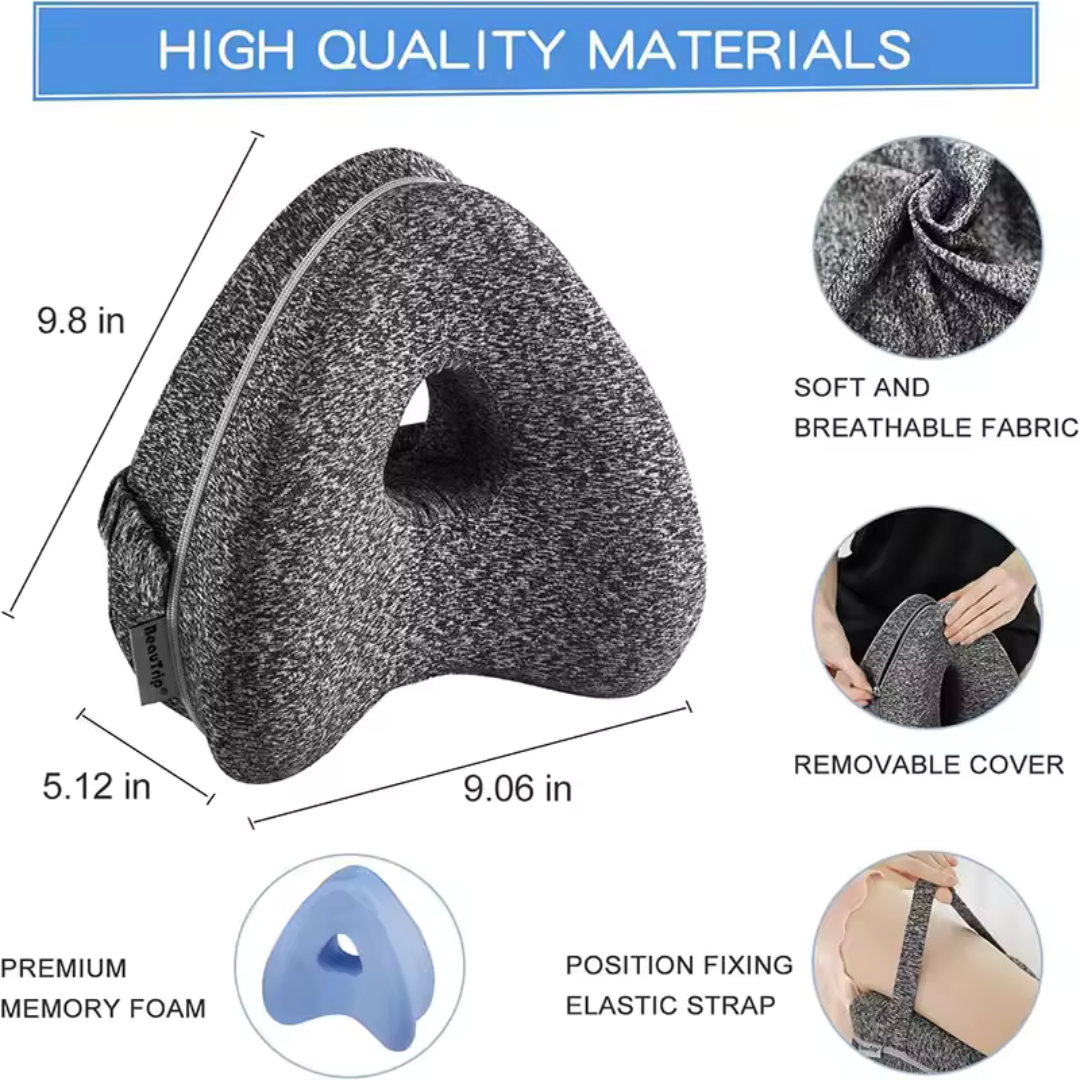 Ergonomic Leg Support Pillow β Relieves Sciatica, Back & Hip Pain