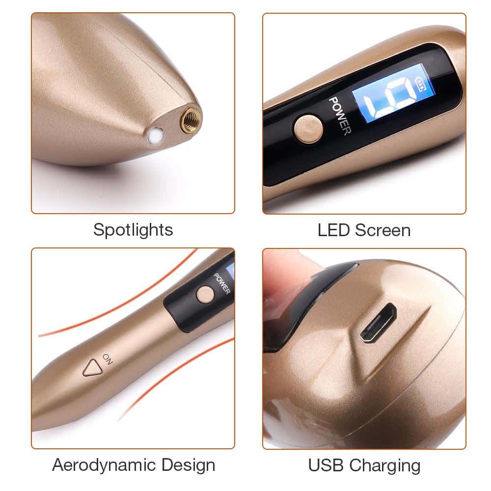 Laser Plasma Pen Skin Tag Remover – 9‑Level Precision