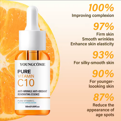 Vitamin C & Hyaluronic Acid Serum – Brightening Essence for Glowing, Hydrated Skin