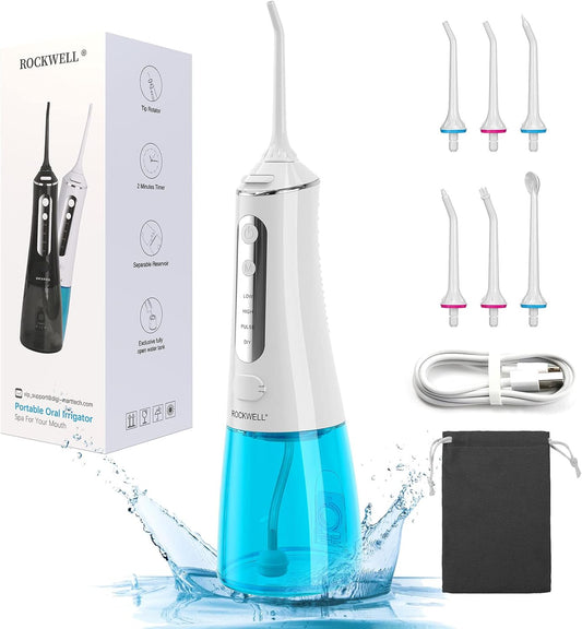 Portable Dental Water Flosser Oral Irrigator 300ml