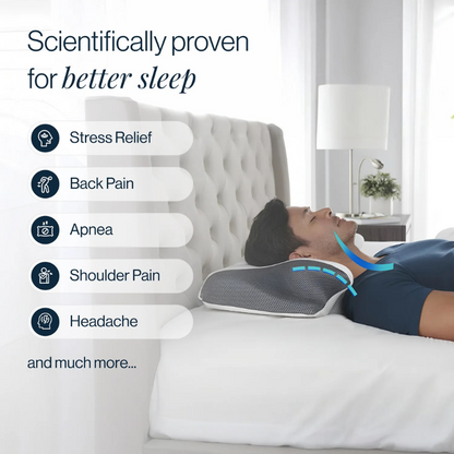 Memory Foam Pillow – Neck Comfort & Ergonomic Support