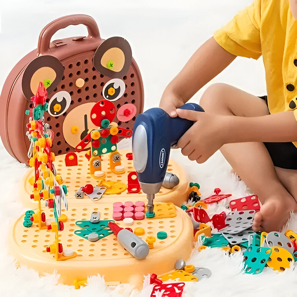 Kids Toy Montessori Building Set STEM Activity Kit