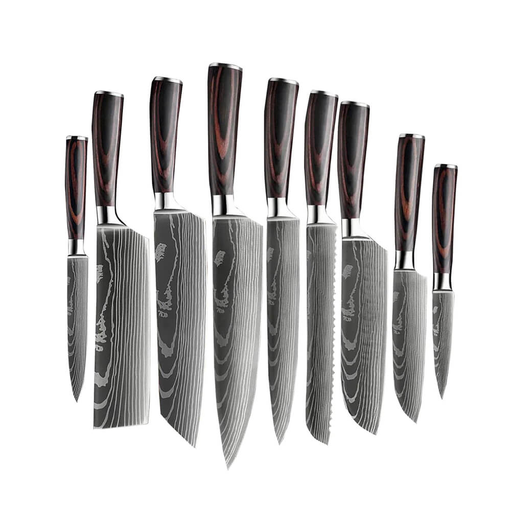 Kitchen Knife Set - Stainless Steel Blades Chef knife Set