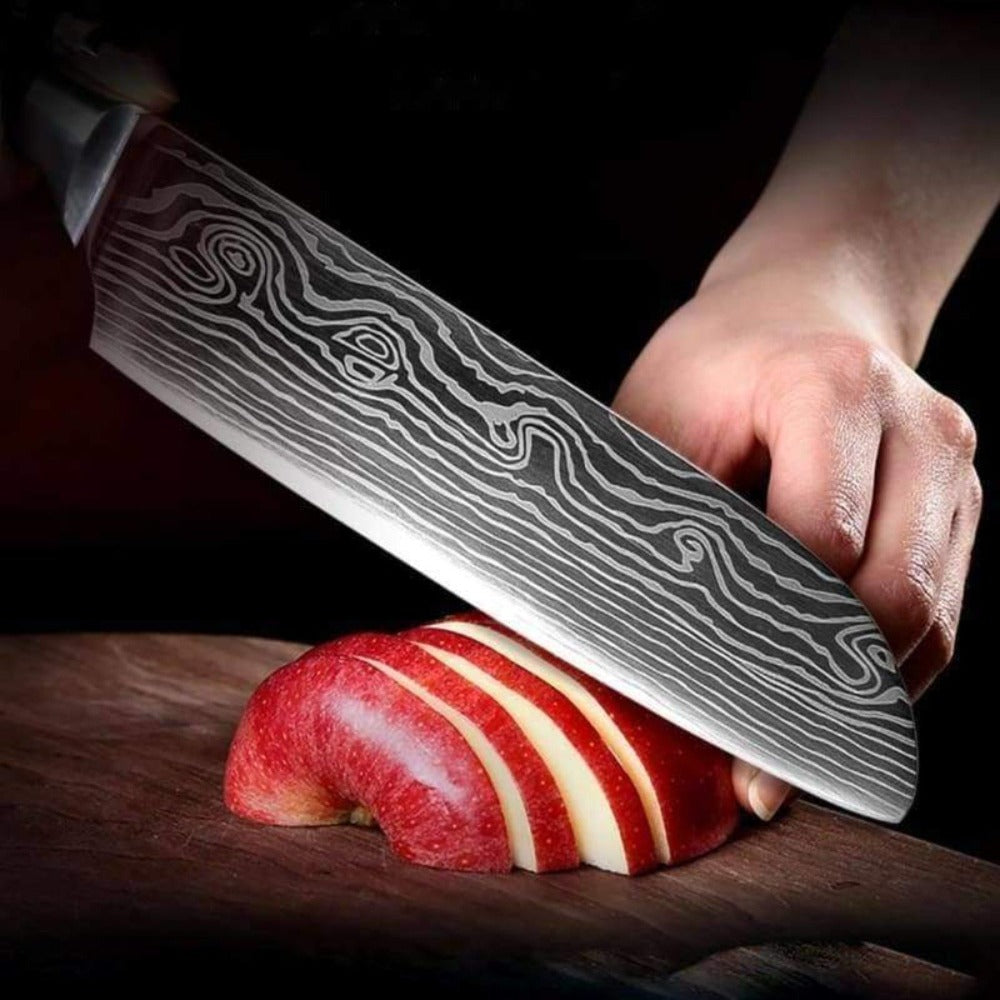 Kitchen Knife Set - Stainless Steel Blades Chef knife Set