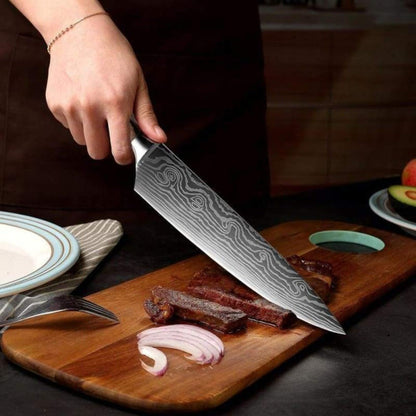 Kitchen Knife Set - Stainless Steel Blades Chef knife Set